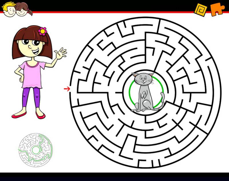 图片[7]-国外卡通迷宫，幼儿迷宫图片，105页PDF可打印-优学盒子