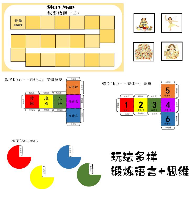 图片[2]-绘本游戏地图，幼儿绘本阅读，游戏课程地图，幼师绘本环创绘本，PDF素材可打印-优学盒子