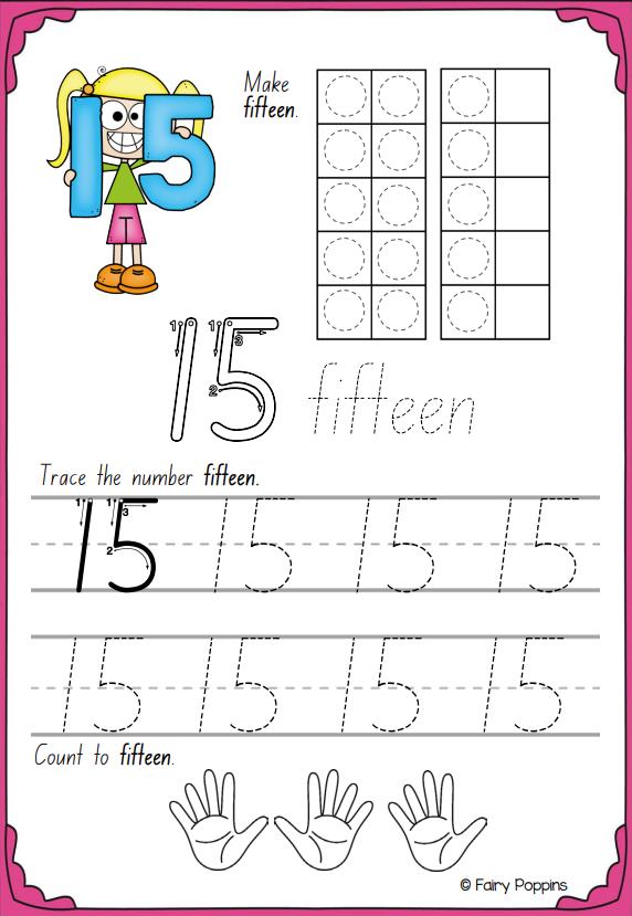 图片[5]-数字描红0-30书写，幼儿卡通电子版PDF可打印-优学盒子