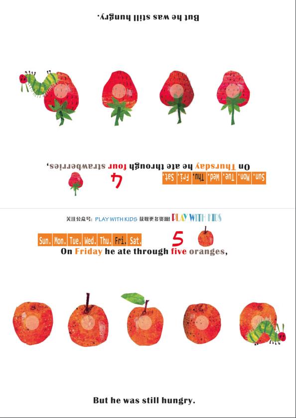 图片[4]-《好饿的毛毛虫》绘本拓展系列，PDF可打印-优学盒子
