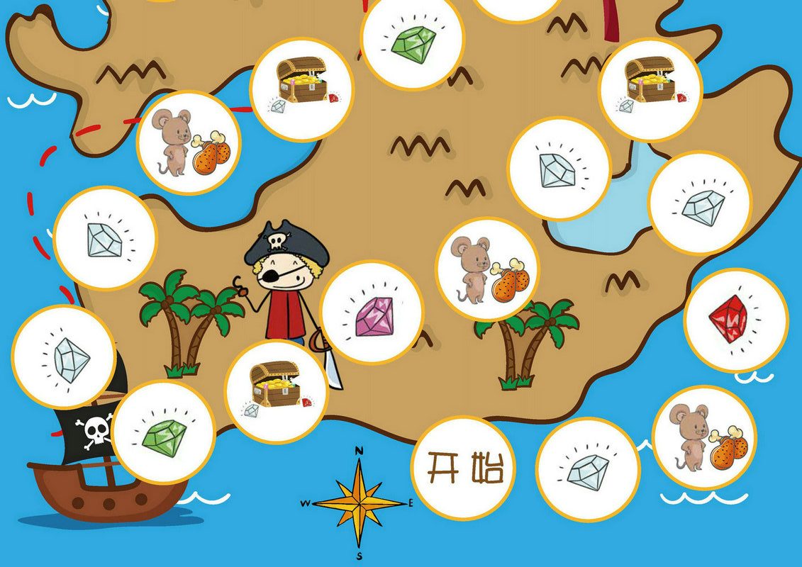 图片[3]-营救行动-减法，幼儿棋类益智游戏，自制儿童桌游PDF素材可打印-优学盒子