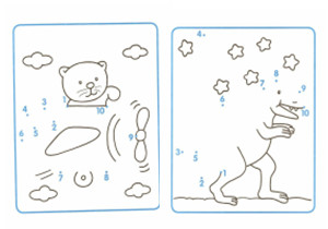 儿童1-10连线绘画，PDF可打印-优学盒子