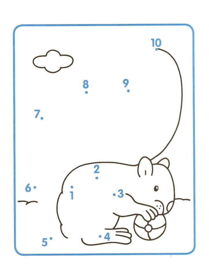 图片[5]-儿童1-10连线绘画，PDF可打印-优学盒子