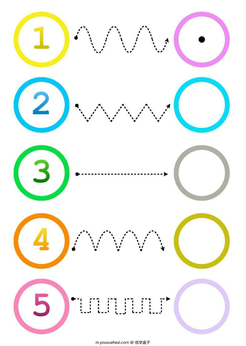 图片[8]-幼儿数字启蒙，1-10数字思维训练，PDF可打印-优学盒子