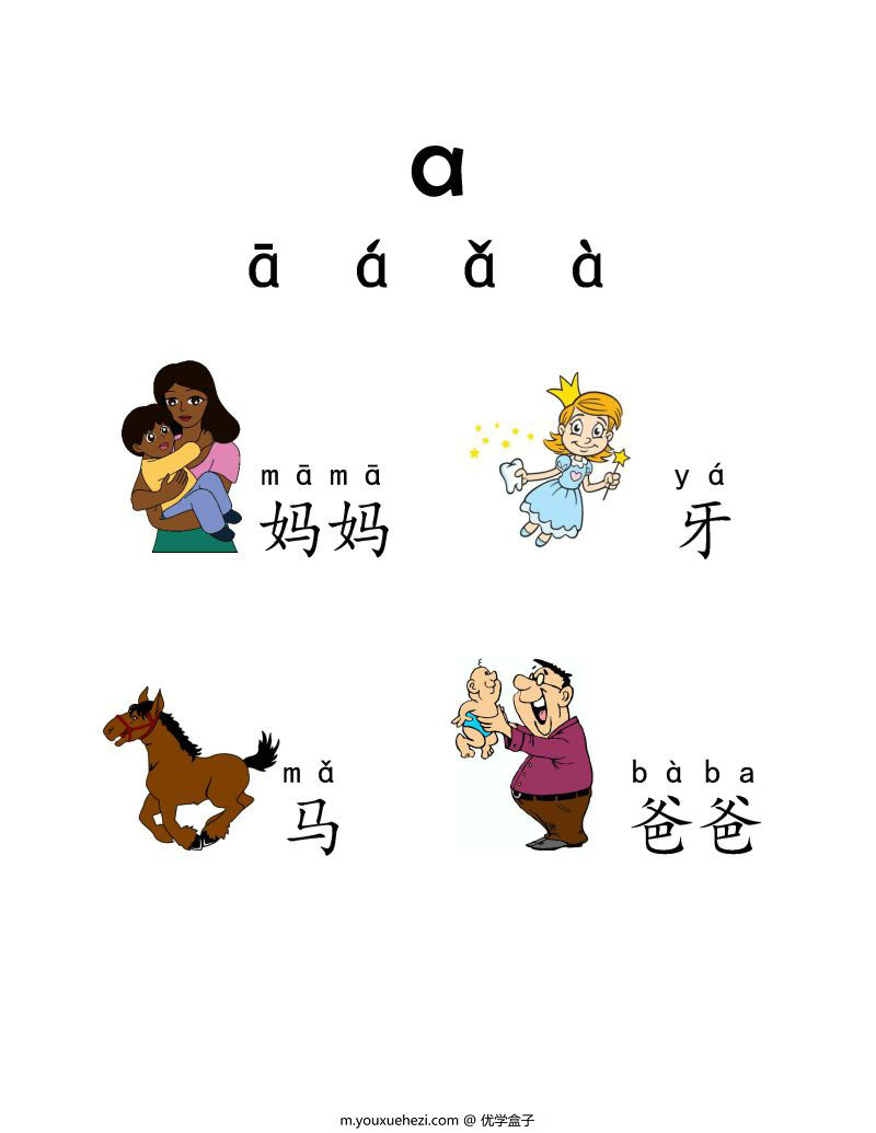 图片[2]-《我的第一本拼音书》，学习拼音、音标和拼读，汉语拼音字母PDF可打印-优学盒子
