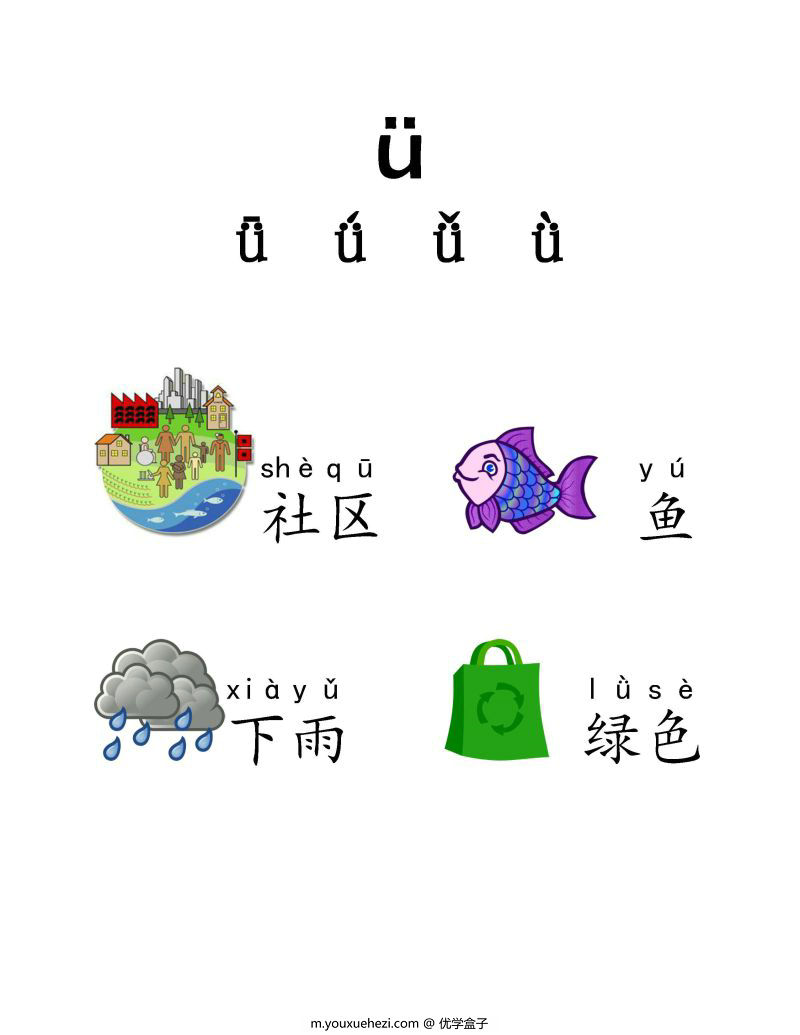 图片[7]-《我的第一本拼音书》，学习拼音、音标和拼读，汉语拼音字母PDF可打印-优学盒子