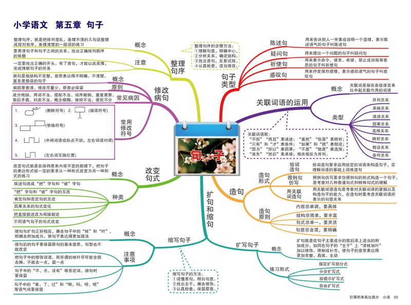 图片[6]-小学语文知识点归纳，思维导图，重难点突出，素材可打印-优学盒子