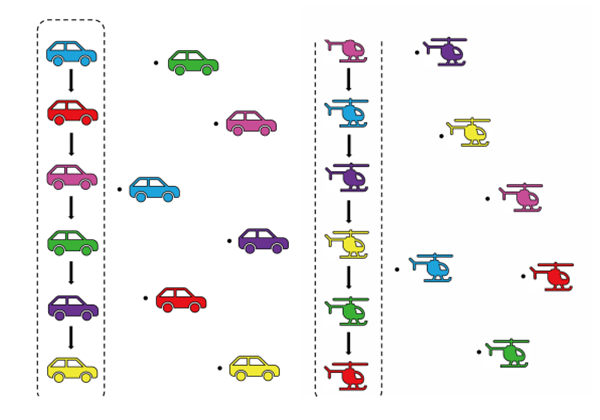 按照颜色顺序连接图画，8页PDF-优学盒子