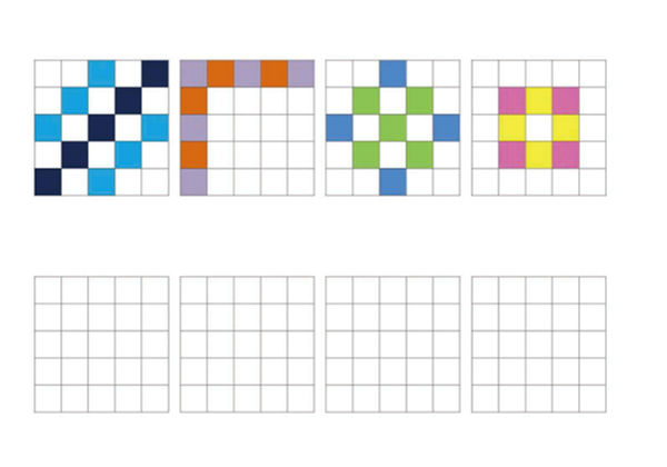 5×5格填色-优学盒子