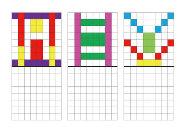 8×8格填色-优学盒子