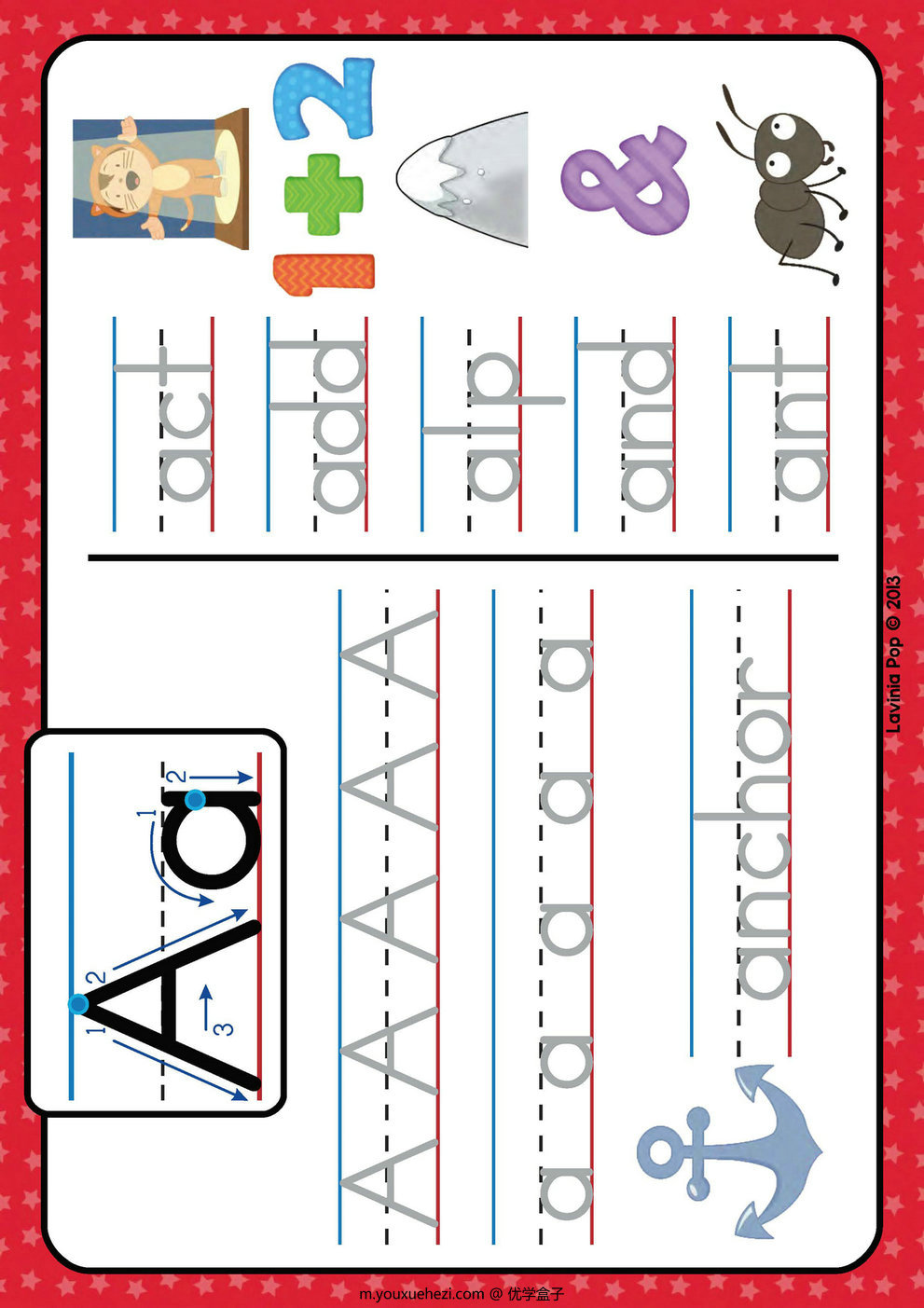 图片[5]-2239页 Letter of the Week A-Z 自然拼读字母练习书-优学盒子