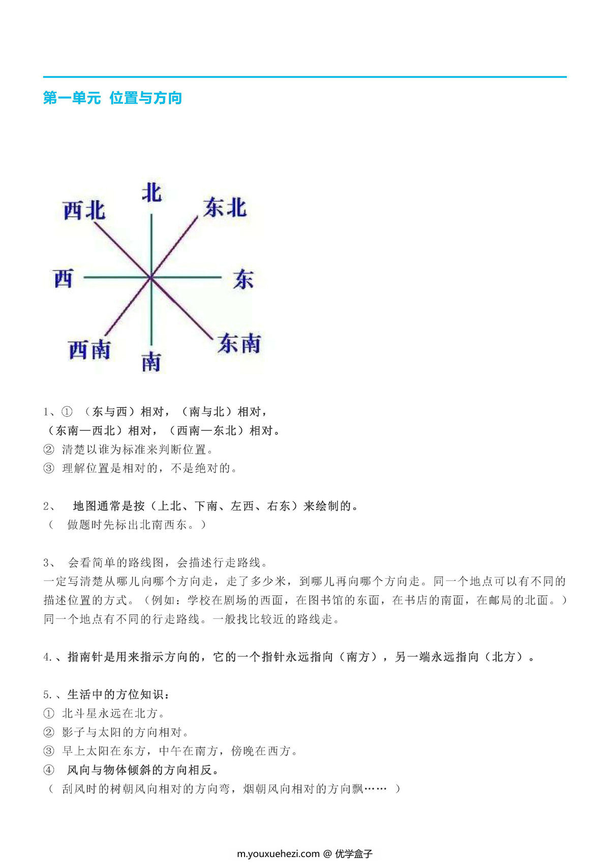 图片[1]-三年级数学下册【期末重点总结】人教版-优学盒子