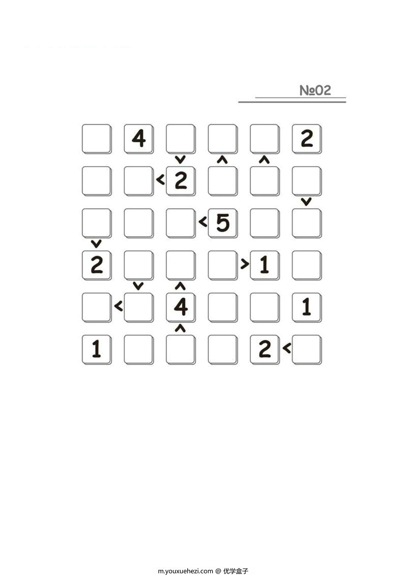 图片[2]-六乘六数字填空游戏-优学盒子