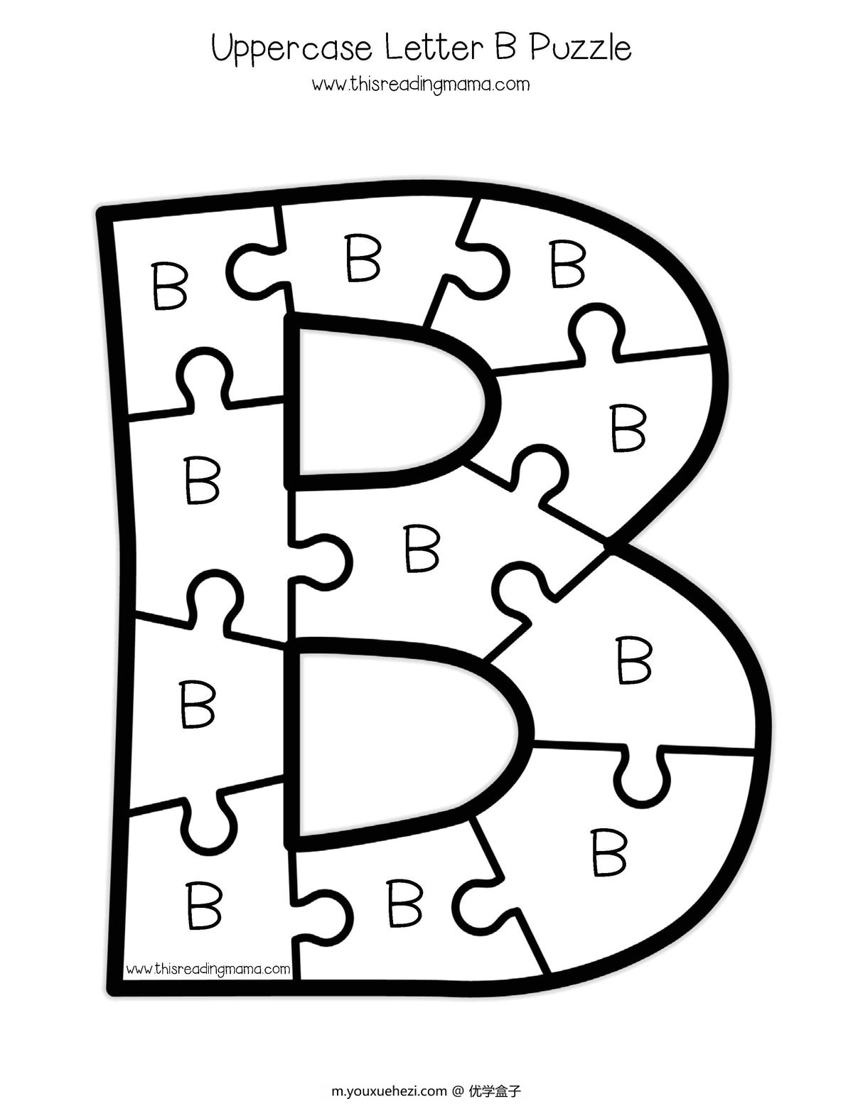 图片[4]-字母拼图（大写）AlphabetPuzzles-uppercase-优学盒子