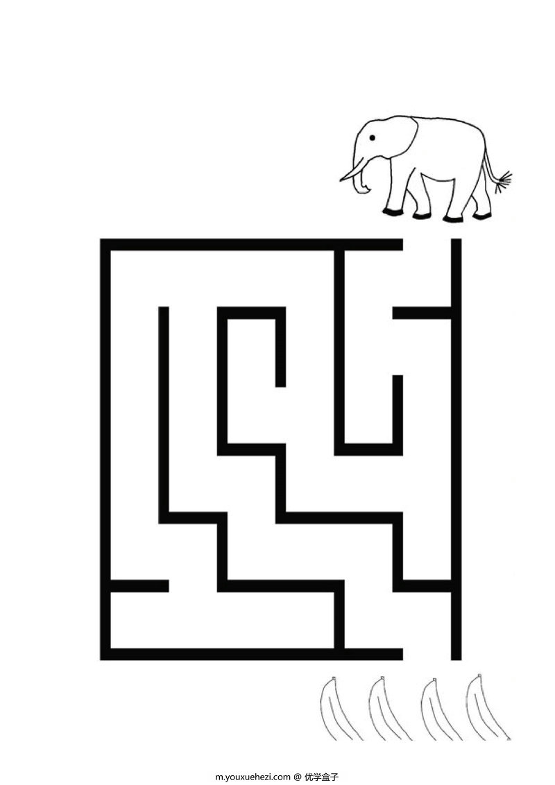 图片[4]-绘制走出迷宫的路线_2，9页PDF可打印-优学盒子