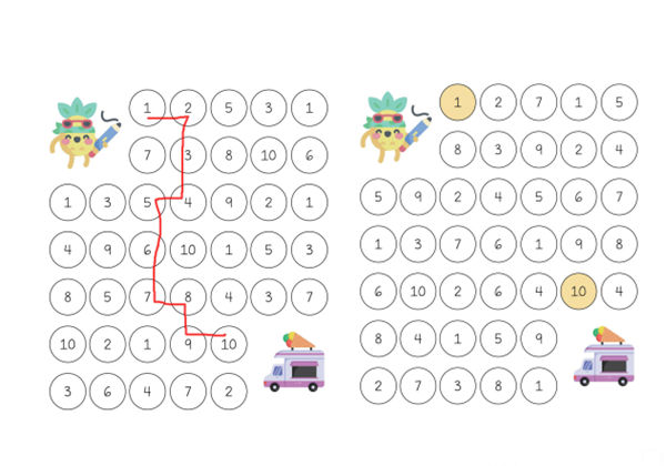 数字迷宫，5页PDF-优学盒子