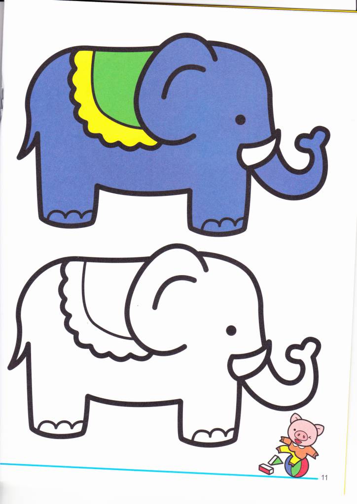 图片[4]-幼儿绘画涂色素材，2—6岁宝宝涂色-优学盒子