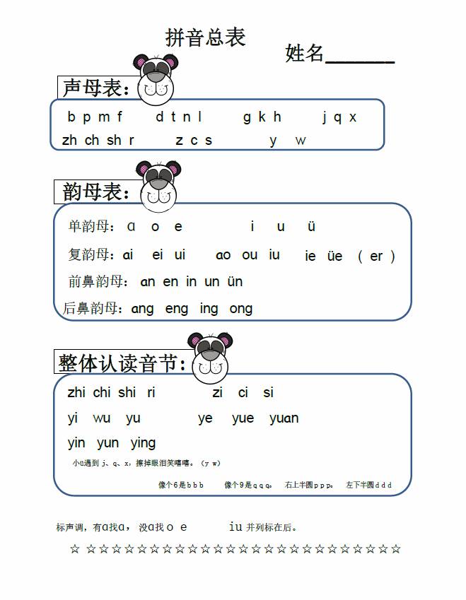 图片[2]-拼音拼读练习册，拼音书写，拼读，字母卡片学习-优学盒子