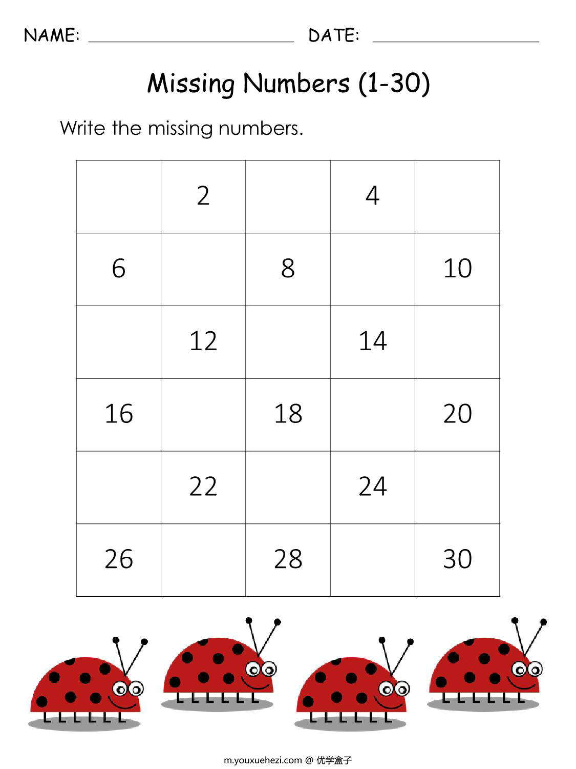图片[4]-1-100丢失的数字专题素材包1-优学盒子
