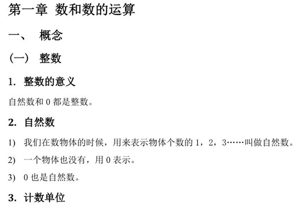 小升初数学复习总知识点 33页PDF-优学盒子