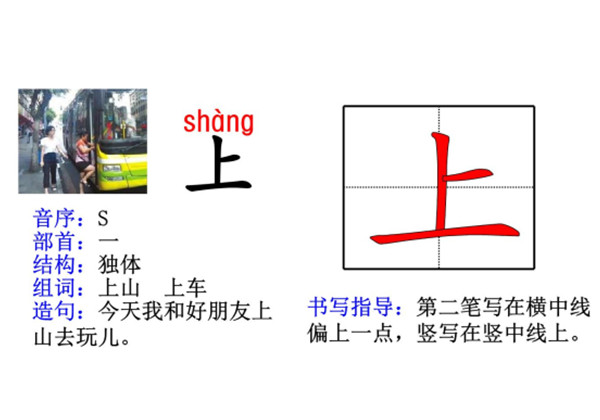 部编一年级语文上册最新生字卡片：偏旁部首、组词造句带拼音 107页PDF-优学盒子