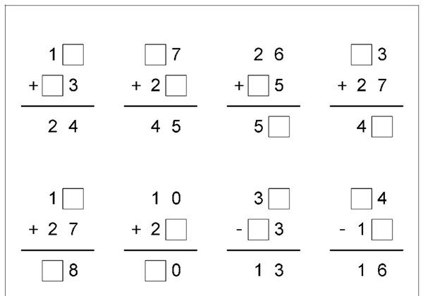 一年级下册数学-竖式计算 4页PDF-优学盒子
