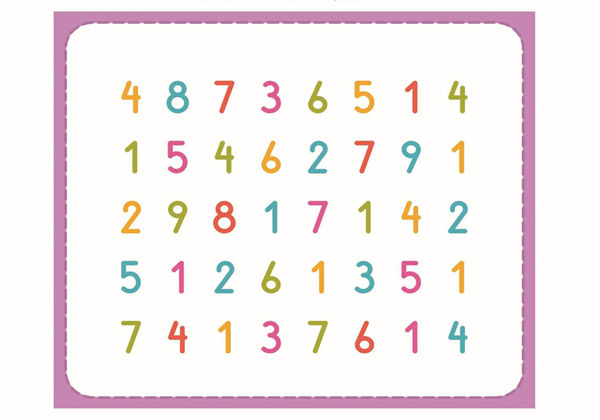在图表中圈出指定的数字，9页PDF数感启蒙可打印-优学盒子