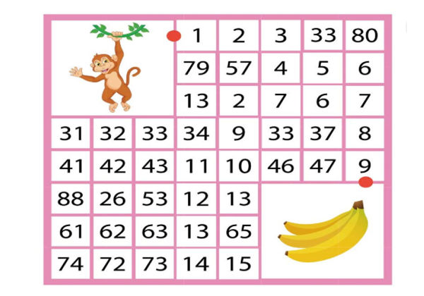 按照数字的排列顺序走出迷宫，10页PDF可打印-优学盒子