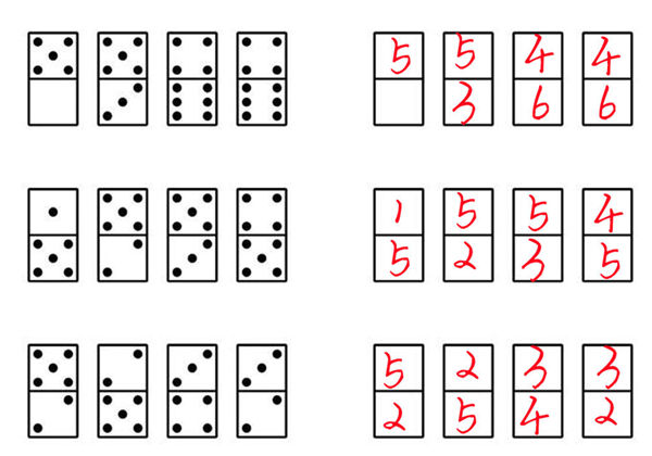 按照示范绘制骰子的点数，5页PDF-优学盒子