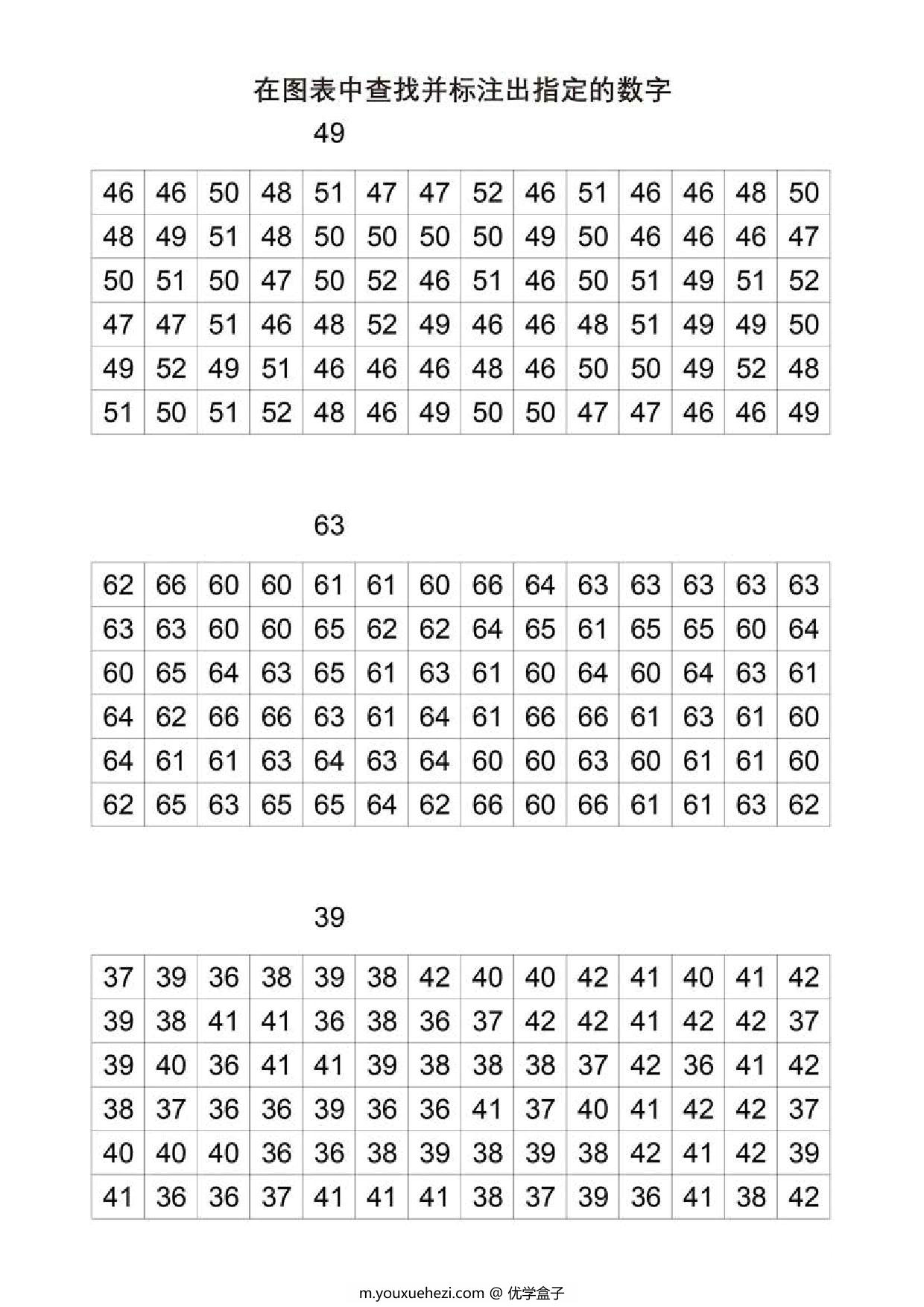 图片[3]-在图表中查找并标注出指定的数字，5页PDF-优学盒子
