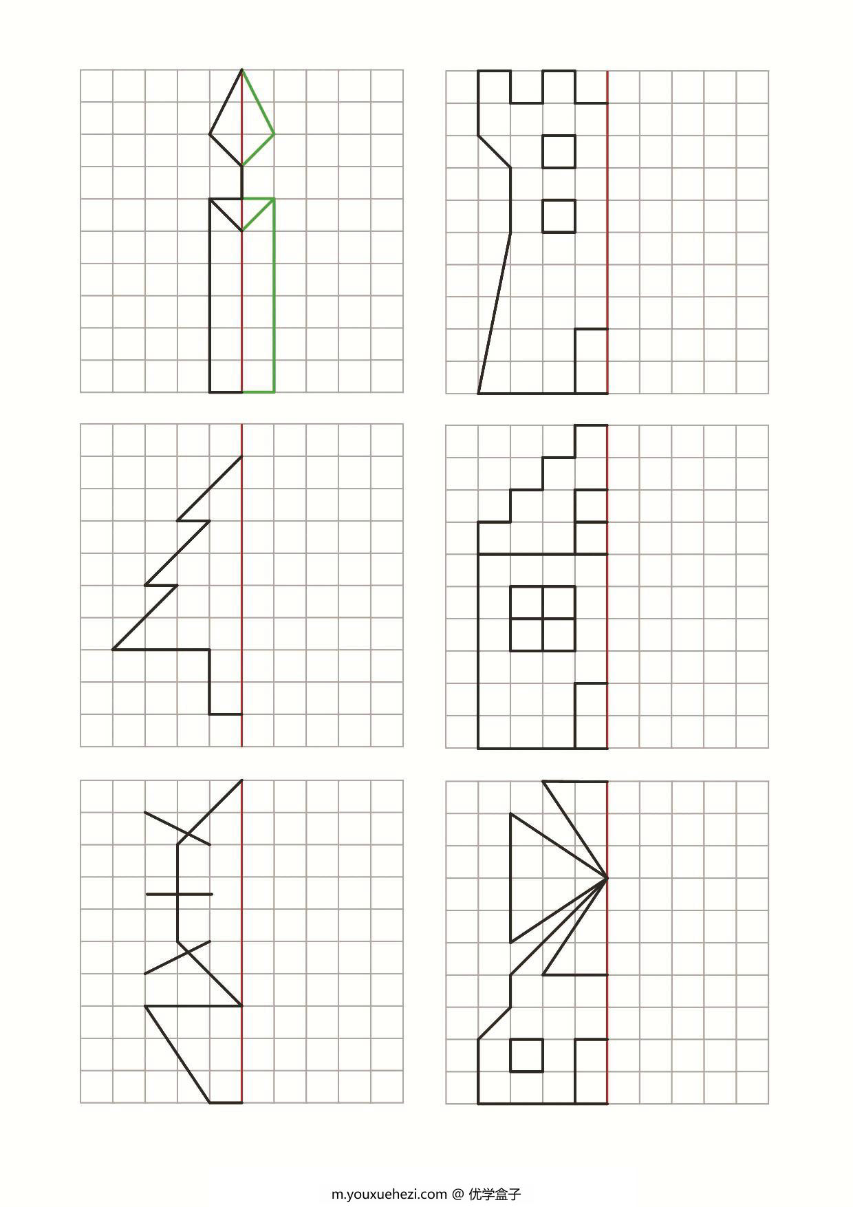 图片[3]-对称的绘制，5页PDF-优学盒子