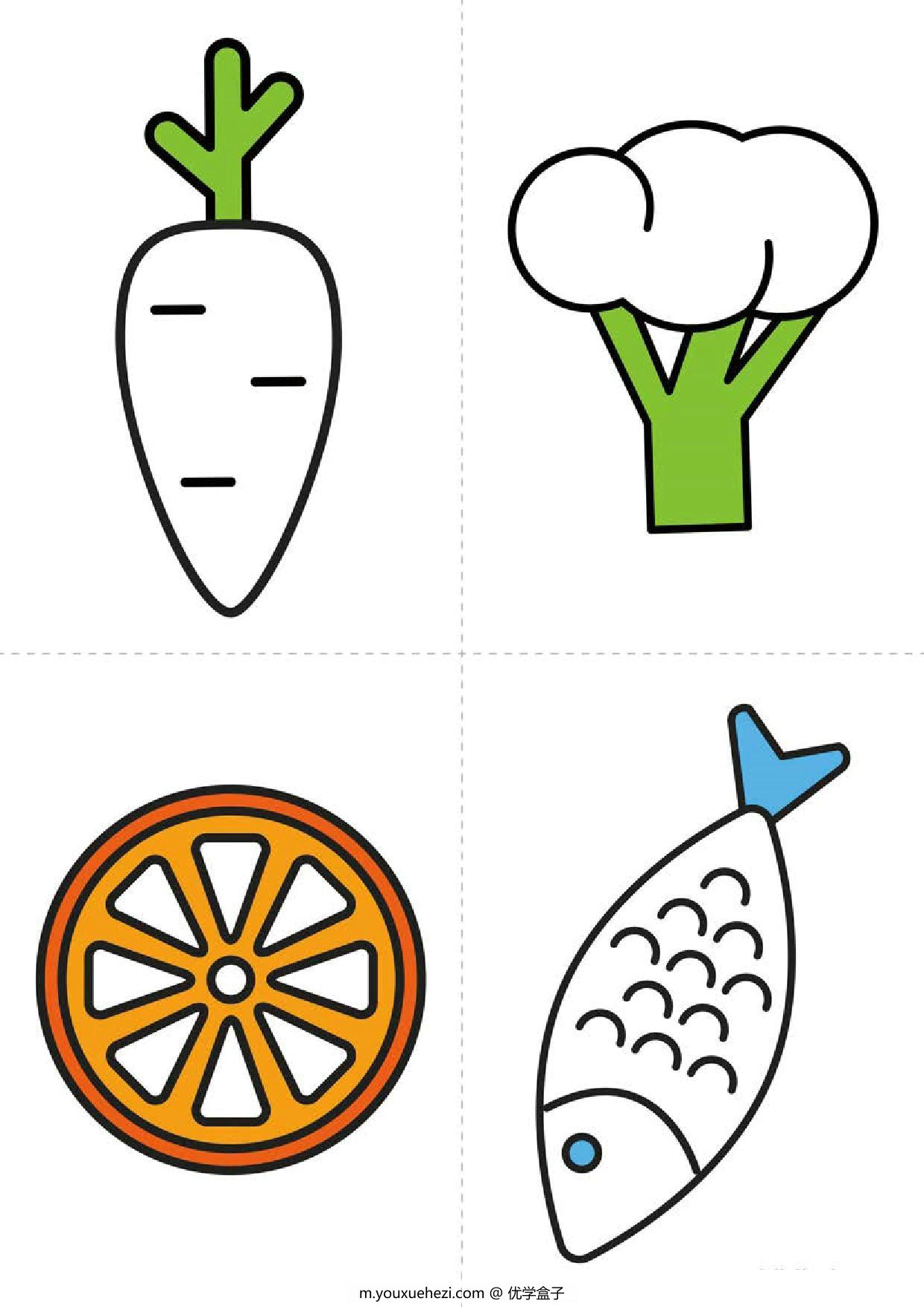 图片[3]-幼儿填色图册，13页PDF-优学盒子