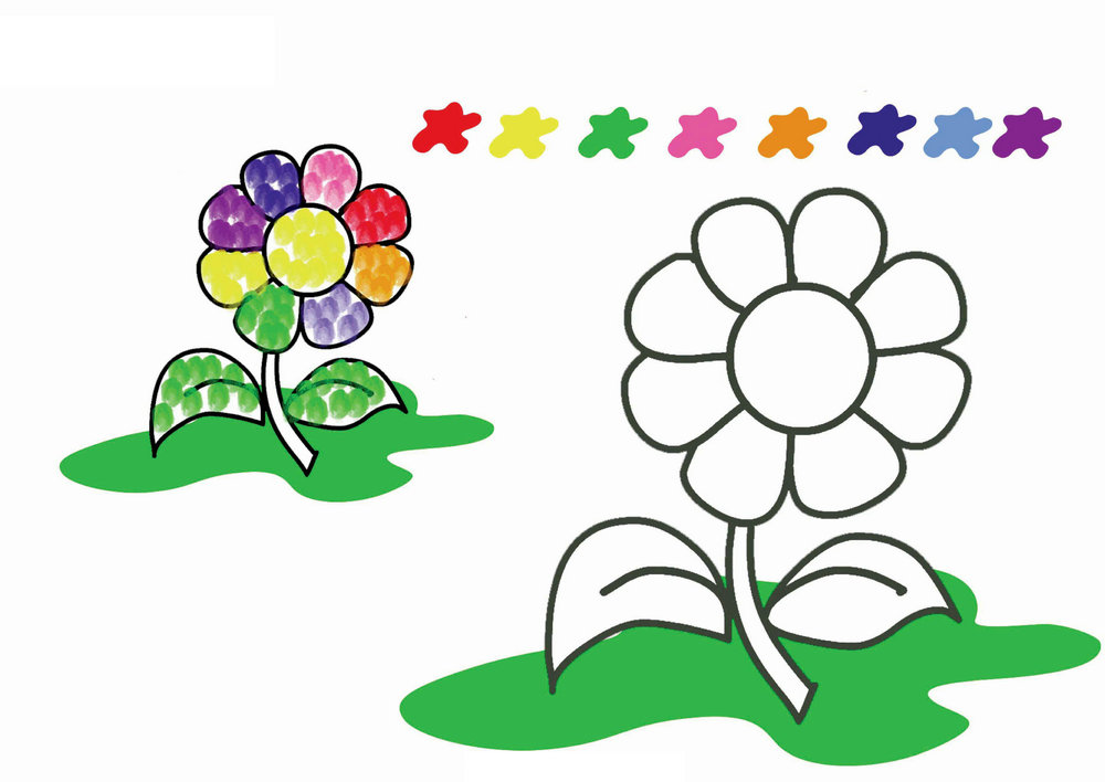 图片[3]-幼儿手指画填色画，12页PDF-优学盒子