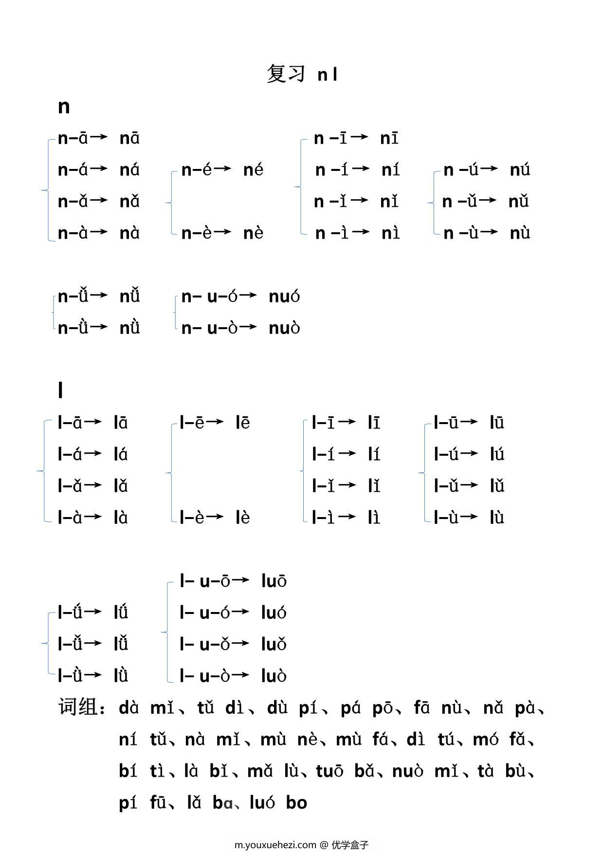 图片[3]-拼音拼读，39页PDF-优学盒子