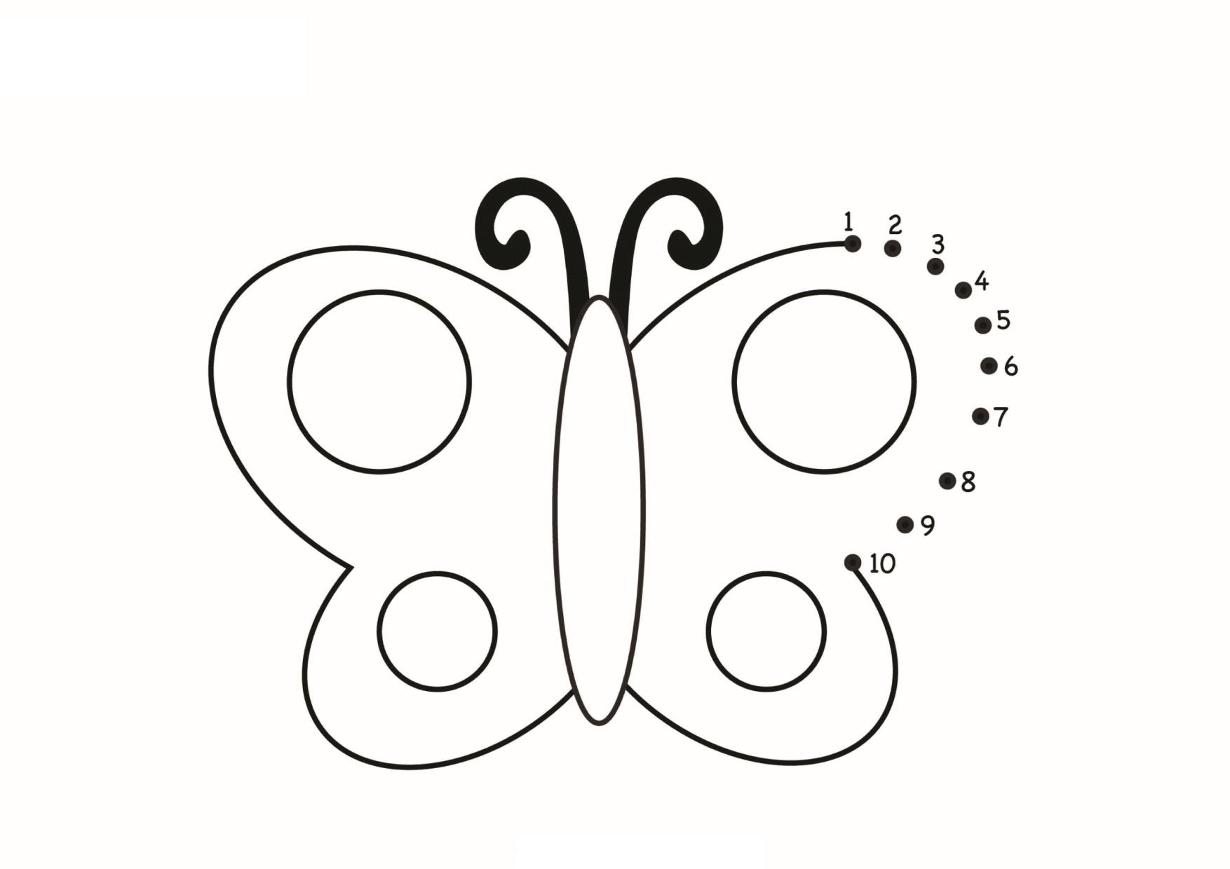 图片[2]-简易数字连线1-10，9页PDF-优学盒子