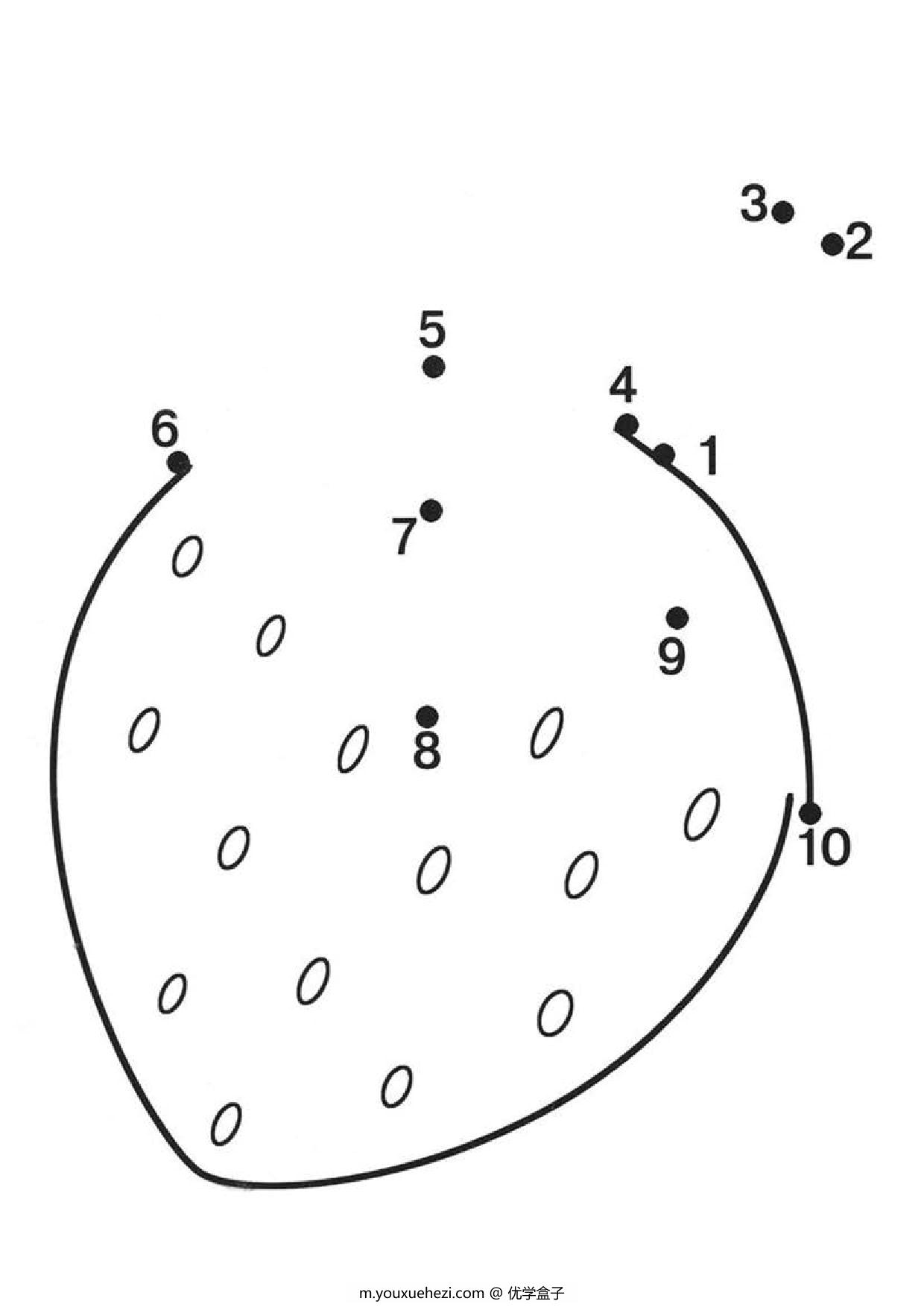 图片[4]-数字连线1-10，15页PDF-优学盒子