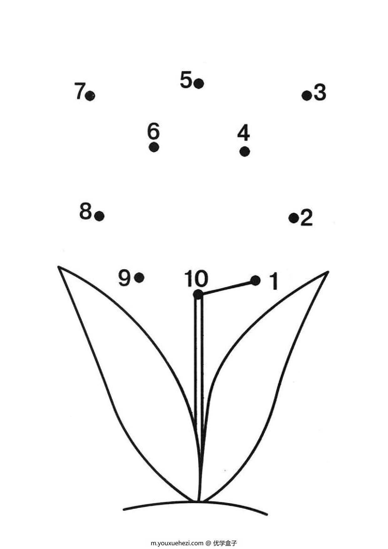 图片[5]-数字连线1-10，15页PDF-优学盒子