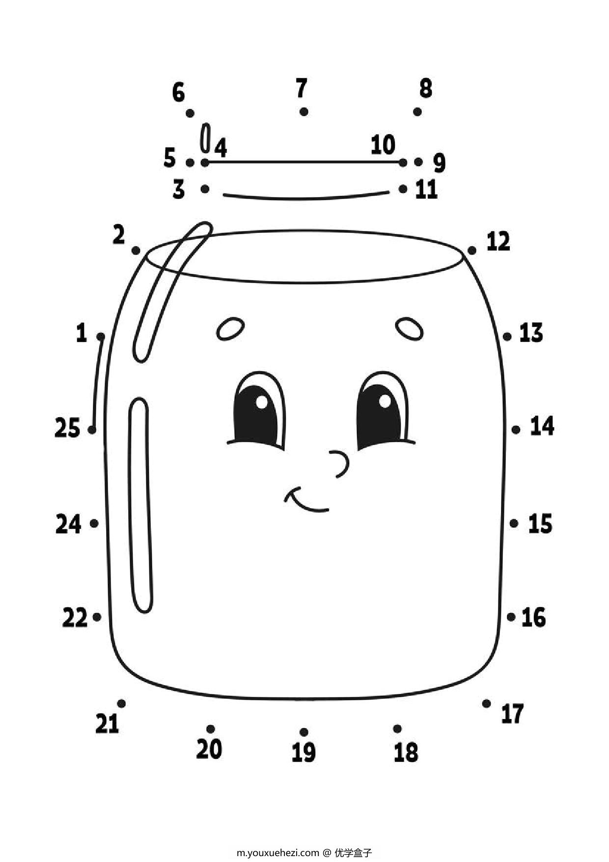 图片[1]-数字连线_19，10页PDF-优学盒子