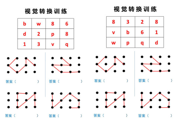 视觉转换连线密码初级，10页PDF-优学盒子