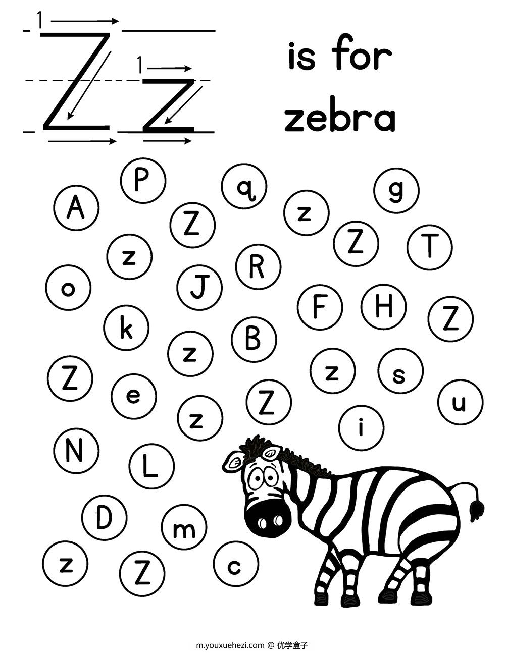 图片[3]-专注力与26个字母，26页PDF-优学盒子
