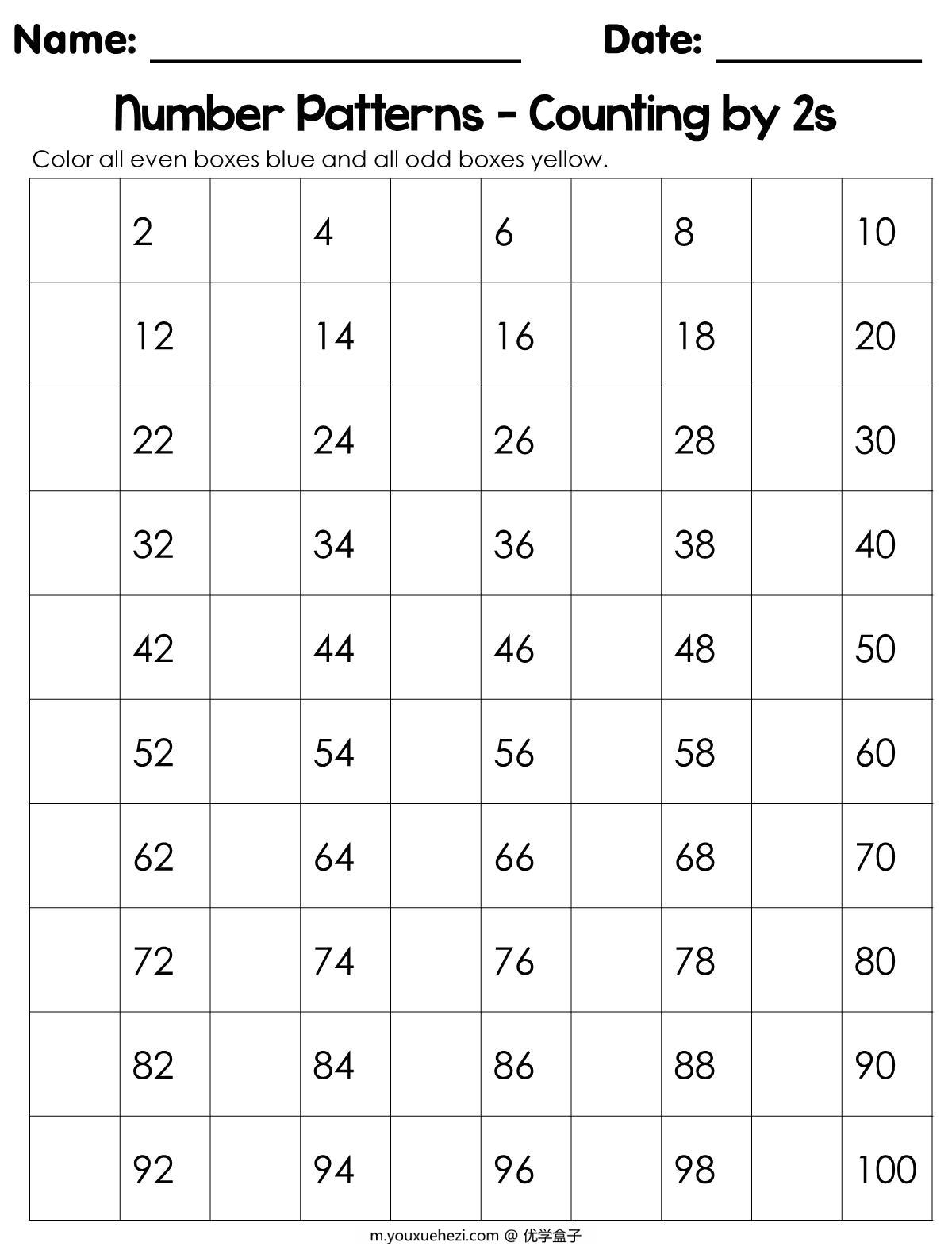 图片[2]-神奇数字窗Count to 100，16页PDF-优学盒子