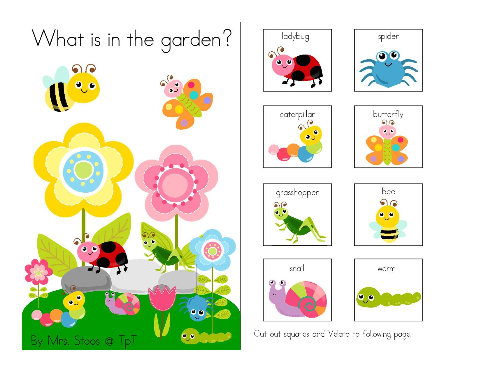 图片[1]-花园里有什么？What’s in the garden？ interactive book互动翻翻书，14页PDF-优学盒子