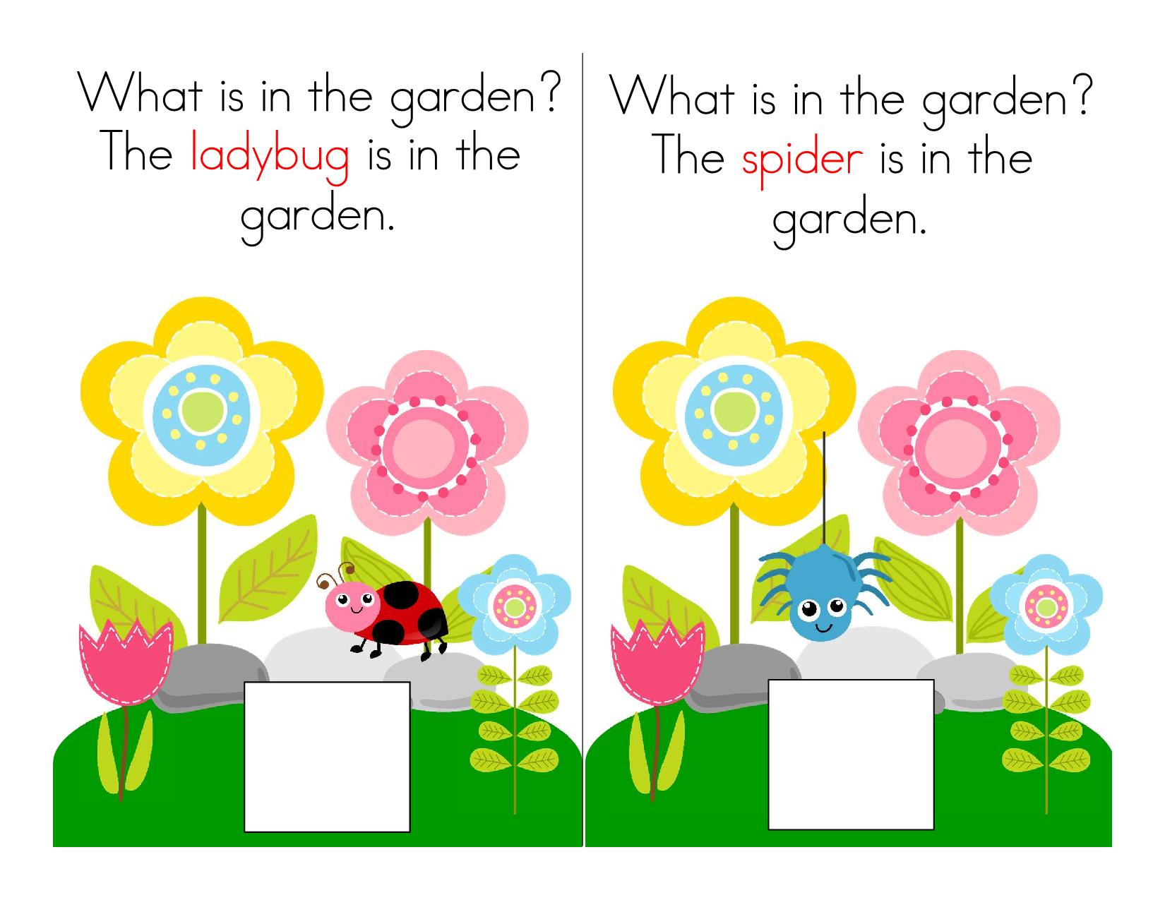 图片[2]-花园里有什么？What’s in the garden？ interactive book互动翻翻书，14页PDF-优学盒子