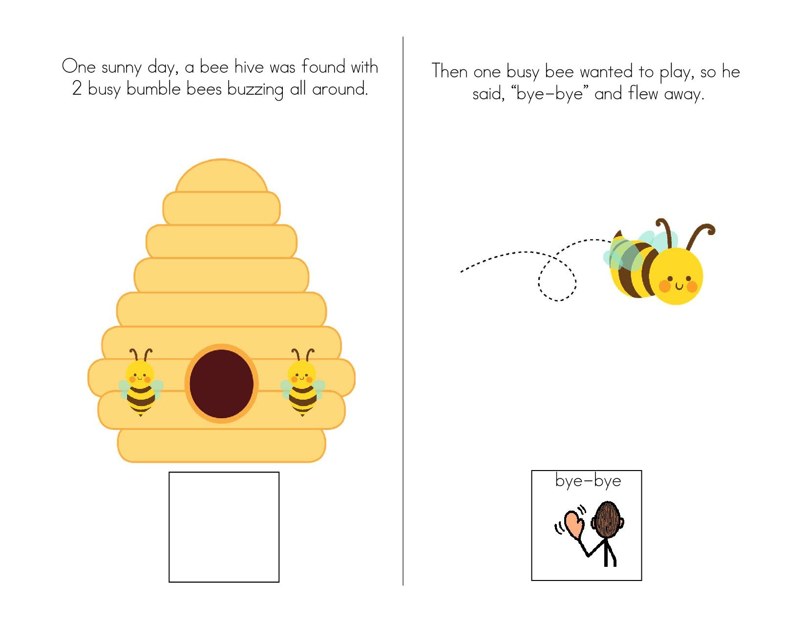 图片[3]-12只忙碌的蜜蜂12 busy bees interactive book互动翻翻书，18页PDF-优学盒子