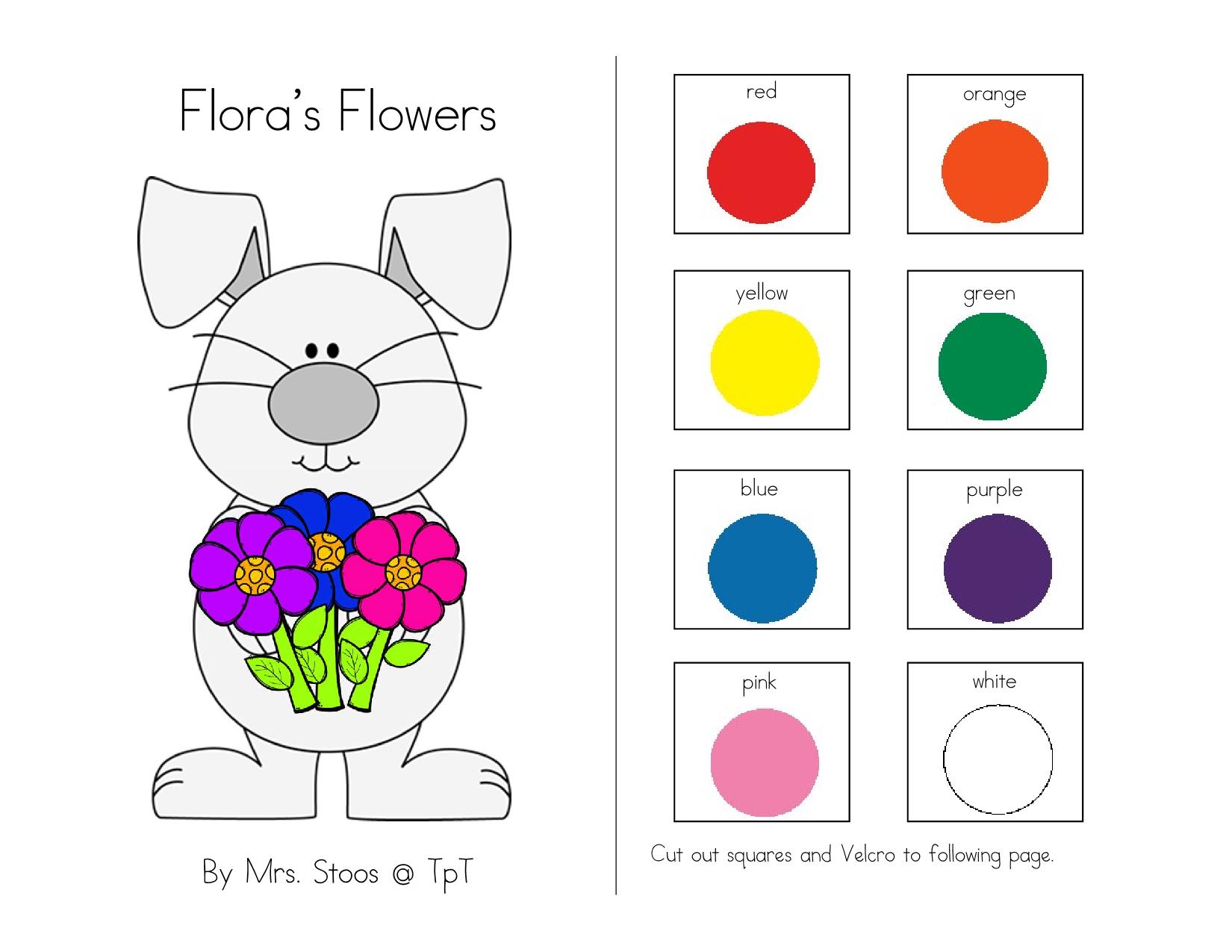图片[1]-Flora的花Flora’s flower，interactive book互动翻翻书，10页PDF-优学盒子