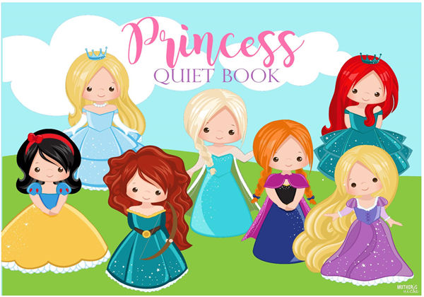 Princess-Quiet-Book，13页PDF-优学盒子