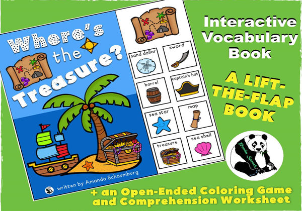 宝藏在哪里 interactive book互动翻翻书，9页PDF-优学盒子