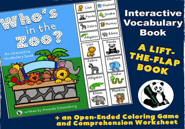 谁在动物园里 interactive book互动翻翻书，15页PDF-优学盒子