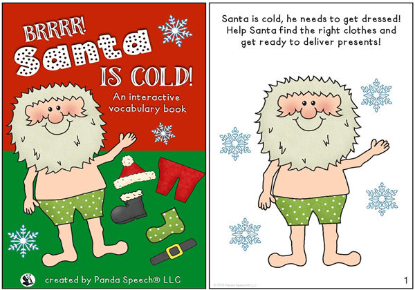 圣诞老人冷 interactive book互动翻翻书，11页PDF-优学盒子