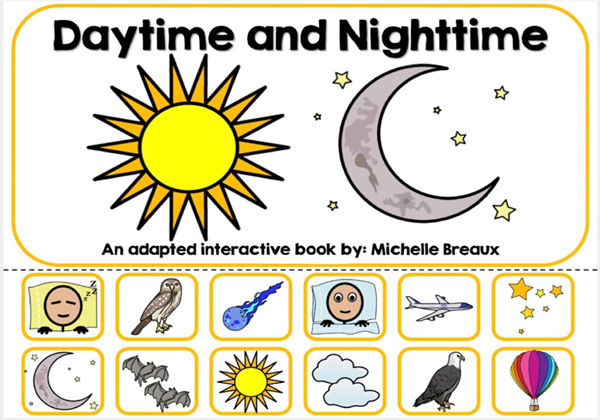 白天黑夜 interactive book互动翻翻书，19页PDF-优学盒子